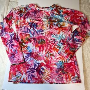 Reel Legends Pink Tropical top